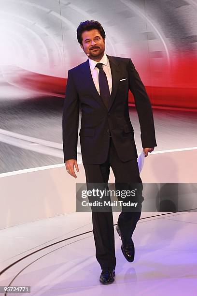 Actor Anil Kapoor at the launch of Audi's Sportsback concept car launch at the 10th Auto Expo at Pragati Maidan In Delhi on Tuesday, January 5, 2010.