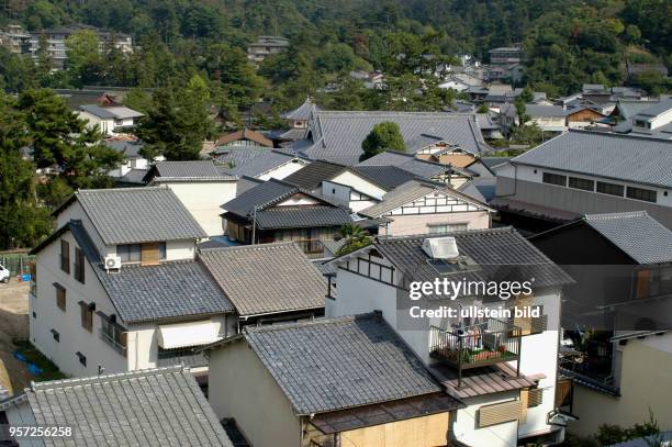 Oktober 2009 / Japan / Insel Miyajima / EIn kleiner Ort neben dem Isukushima-Schrein auf der Insel Miyajima unweit von Hiroshima, aufgenommen im...
