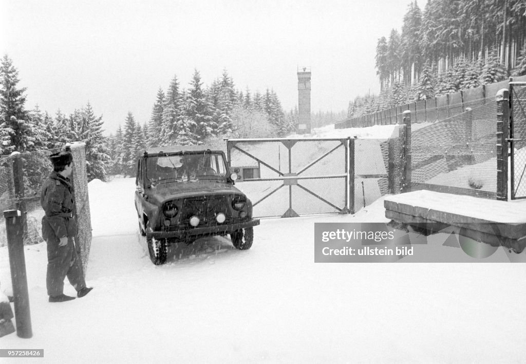 DDR - innerdeutsche Grenze - Brocken 1990