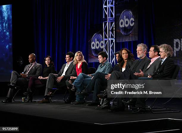 Actors Mehcad Brooks, Tina Majorino, Ben Lawson, Leah Pipes, Matt Long, Billy Zane, Nicole Ari Parker, Clancy Brown, executive producer David...