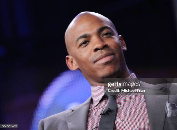 Mehcad Brooks attends the ABC and Disney Winter Press Tour held at The Langham Resort on January 12, 2010 in Pasadena, California.