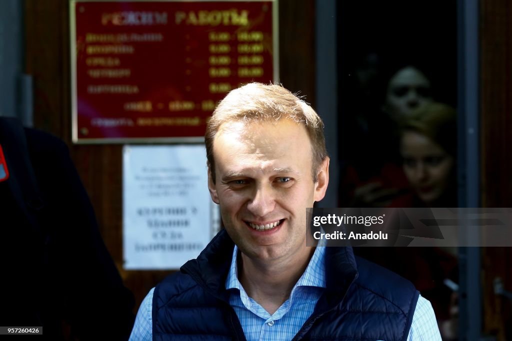 Russian opposition leader Alexei Navalny...