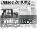 Titelseite einer Ausgabe der SED Bezirkszeitung `Ostsee-Zeitung`