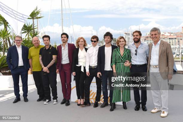 Producer Alex Kuschevatzky, producer Agustin Almodovar, producer Sebastian Ortega, actor Chino Darin, actress Cecilia Roth, actor Lorenzo Ferro,...