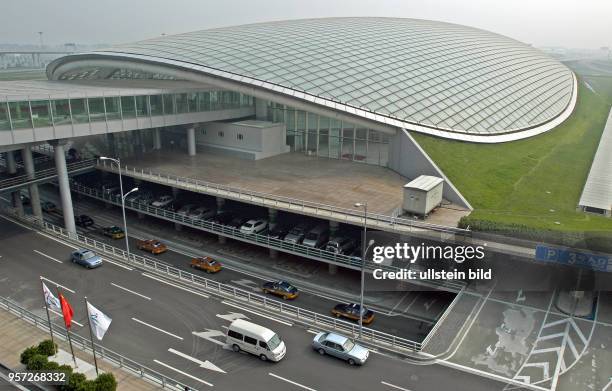 General view of the subway station at Terminal 3 of Beijing?s airport, China, 01 October 2008. The building was completed at the end of 2008. British...