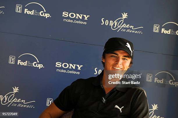 Rickie Fowler says he's happy to start his new year in Hawaii and looks forward to a full season on the PGA TOUR during his press interview for the...