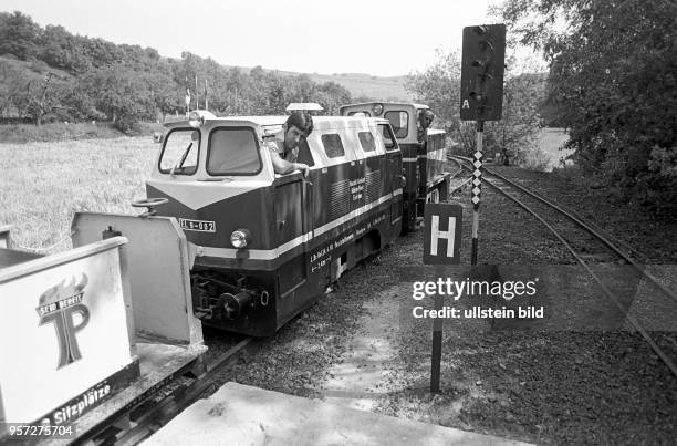 Eine Attraktion im Naherholungsgebiet Vatteröder Teich in Vatterode ist die Parkeisenbahn , eine ehemalige Grubenbahn der Mansfelder Schächte,...