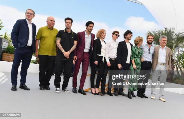 Producer Alex Kuschevatzky, producer Agustin Almodovar, producer Sebastian Ortega, actor Chino Darin, actress Cecilia Roth, actor Lorenzo Ferro,...