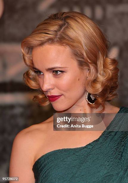 Actress Rachel McAdams attends the 'Sherlock Holmes' German Premiere at the CineStar movie theater on January 12, 2010 in Berlin, Germany.
