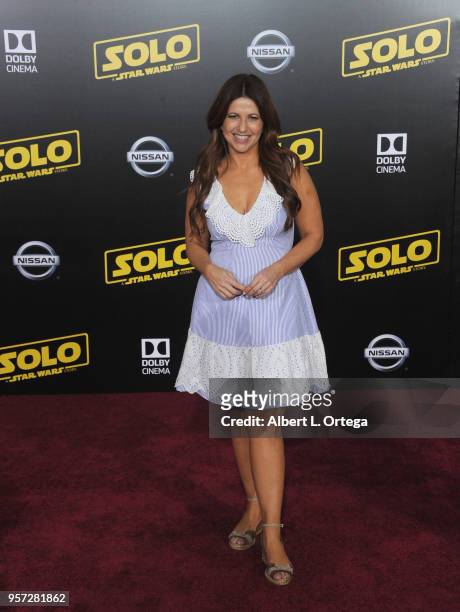 Actress Rachel Nichols arrives for the Premiere Of Disney Pictures And Lucasfilm's "Solo: A Star Wars Story" held on May 10, 2018 in Los Angeles,...