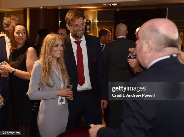 Liverpool players during meet and greet and signing session during the Player Awards at Anfield on May 10, 2018 in Liverpool, England.