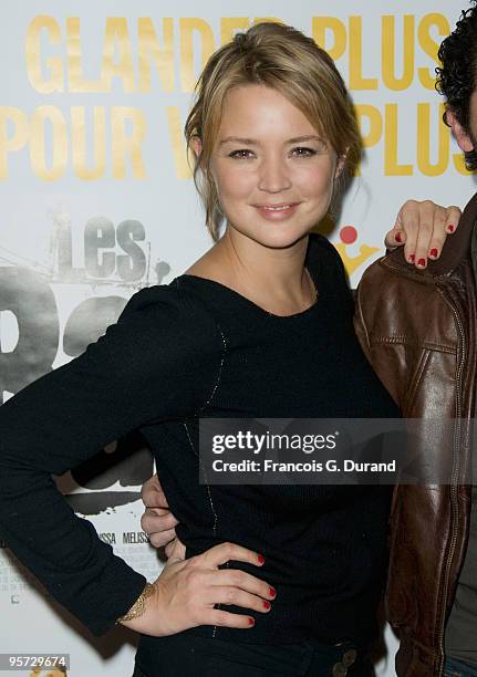 Virginie Efira attends "Les Barons" Paris Premiere at UGC Cine Cite des Halles on January 12, 2010 in Paris, France.