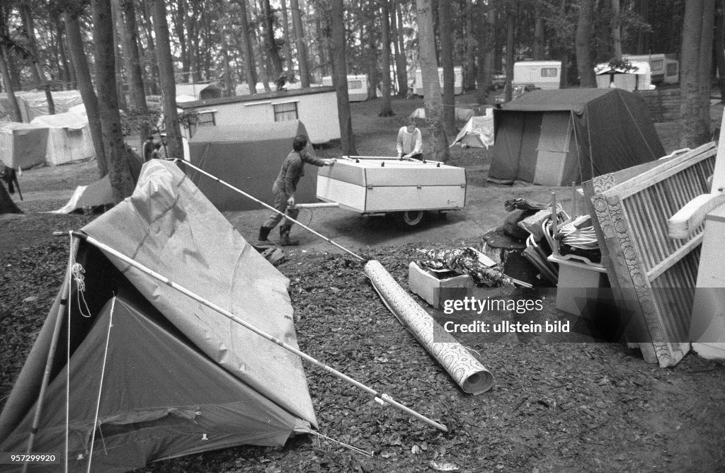 DDR - Zelten auf Usedom - Klappfix