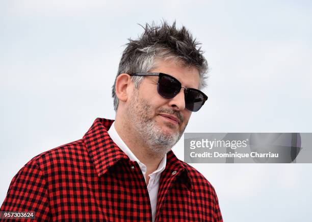 Dictor Christophe Honore attends the photocall for "Sorry Angel " during the 71st annual Cannes Film Festival at Palais des Festivals on May 11, 2018...