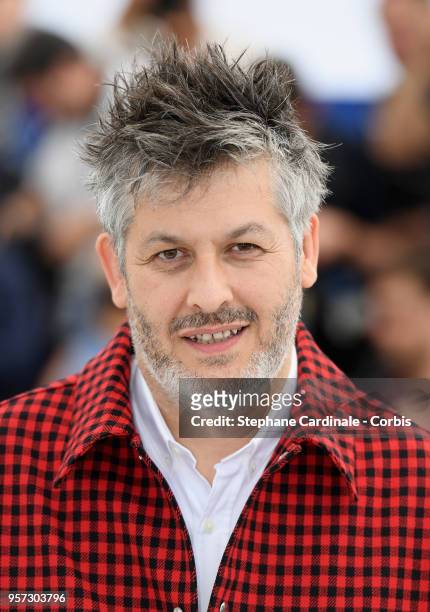 Dictor Christophe Honore attends the photocall for "Sorry Angel " during the 71st annual Cannes Film Festival at Palais des Festivals on May 11, 2018...
