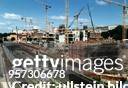 Baustelle Gesundbrunnencenter am S-Bahnhof Gesundbrunnen; hier entsteht ein Einkaufszentrum mit ca. 25.000 qm Verkaufsfläche, einem Warenhaus, einem...