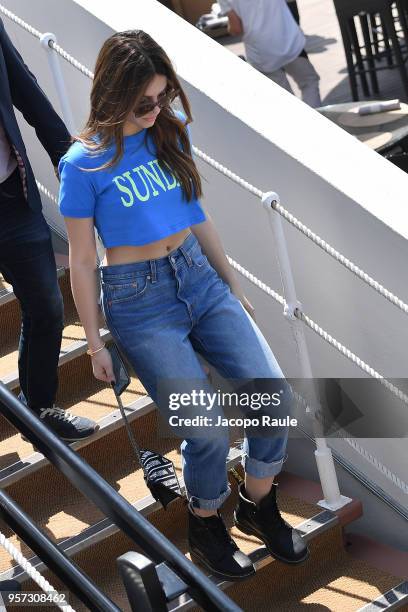 Thylane Blondeau is seen during the 71st annual Cannes Film Festival at on May 11, 2018 in Cannes, France.