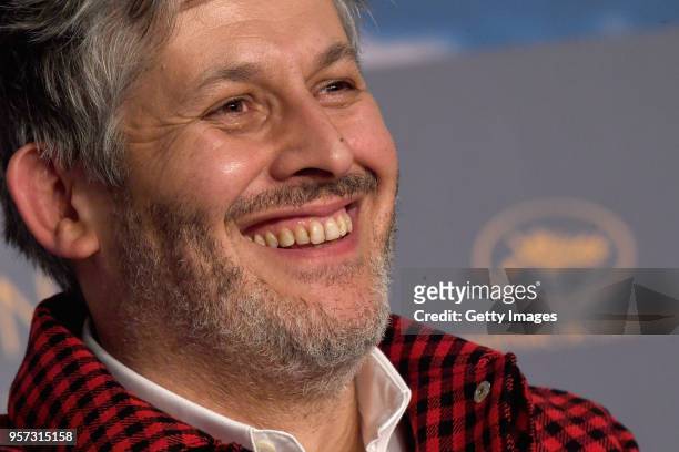 Christophe Honore attends the press conference for "Sorry Angel " during the 71st annual Cannes Film Festival at Palais des Festivals on May 11, 2018...