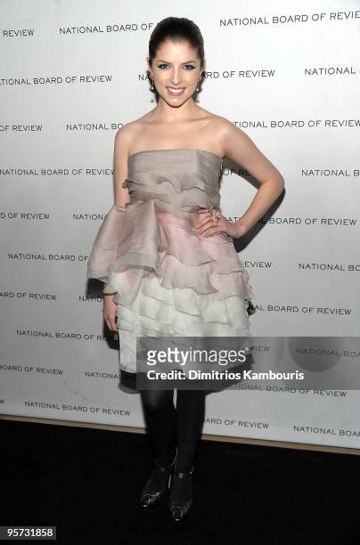 Anna Kendrick attends the 2010 National Board of Review Awards Gala at Cipriani 42nd Street on January 12, 2010 in New York City.