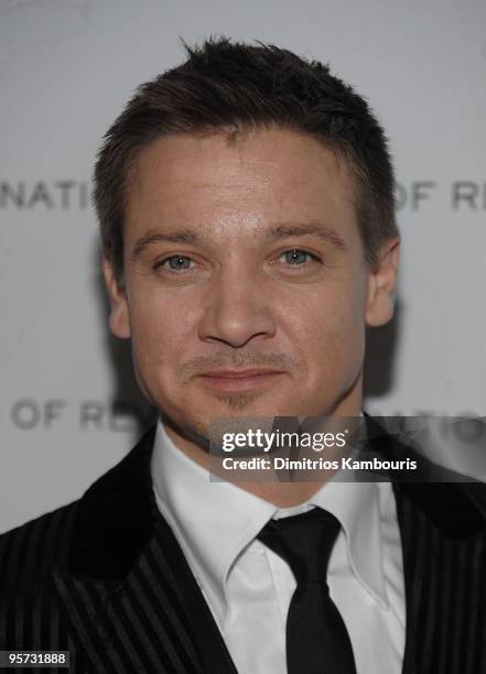 Jeremy Renner attends the 2010 National Board of Review Awards Gala at Cipriani 42nd Street on January 12, 2010 in New York City.