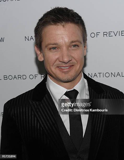 Jeremy Renner attends the 2010 National Board of Review Awards Gala at Cipriani 42nd Street on January 12, 2010 in New York City.