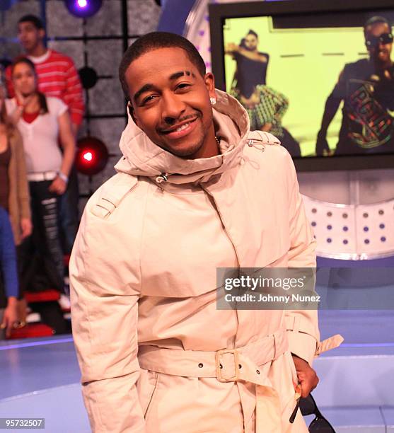 Omarion visits BET's "106 & Park" at BET Studios on January 11, 2010 in New York City.