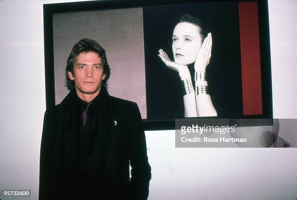 Photographer Bruce Weber at his opening at Robert Miller Gallery in 2004 in New York City, New York.