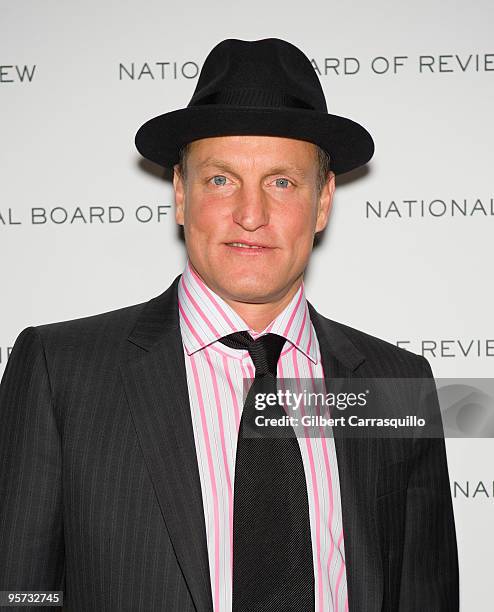 Actor Woody Harrelson attends the 2010 National Board of Review Awards Gala at Cipriani 42nd Street on January 12, 2010 in New York City.