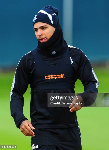 DeAndre Yedlin during the Newcastle United Training Session at the Newcastle United Training Centre on May 11 in Newcastle upon Tyne, England.