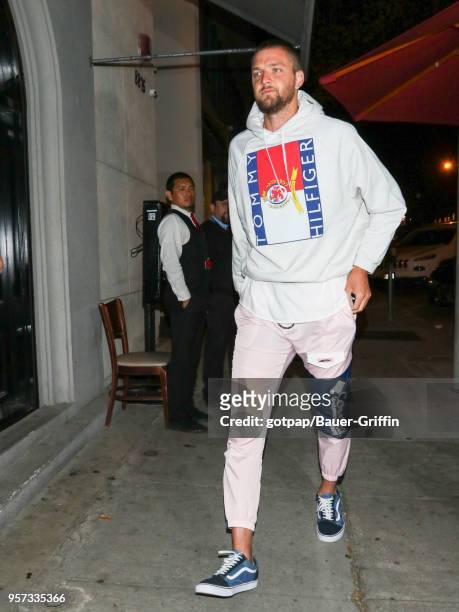 Chandler Parsons is seen on May 10, 2018 in Los Angeles, California.