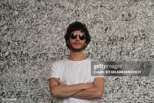 Argentine film director and screenplay writer Luis Ortega poses during an interview with AFP in Buenos Aires, on May 03, 2018. - Ortega's film, El...