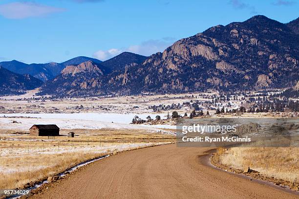 thirtynine mile rd, colorado - ryan mcginnis stock pictures, royalty-free photos & images