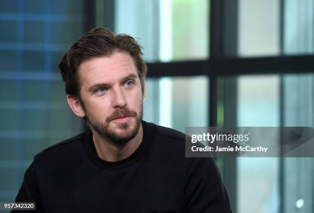 Dan Stevens visits Build series to discuss "Legion" at Build Studio on May 11, 2018 in New York City.