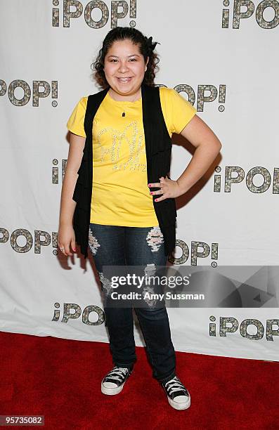 Actress Raini Rodriguez attends iPOP! Awards Showcase Gala at the Hyatt Regency Century Plaza on January 12, 2010 in Los Angeles, California.