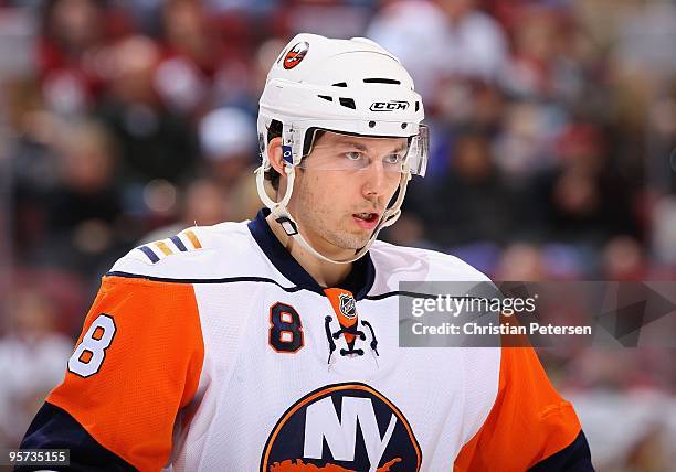 Bruno Gervais of the New York Islanders during the NHL game against the Phoenix Coyotes at Jobing.com Arena on January 9, 2010 in Glendale, Arizona....