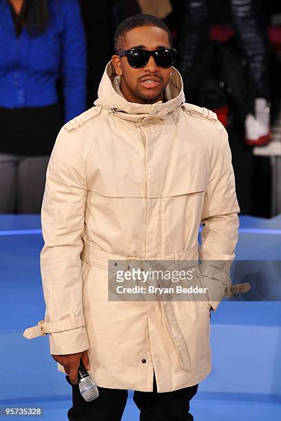 Recording artist Omarion visits BET's 106 & Park at BET Studios on January 11, 2010 in New York City.
