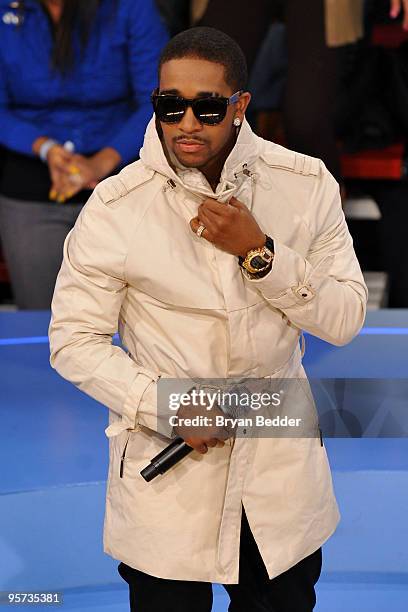 Recording artist Omarion visits BET's 106 & Park at BET Studios on January 11, 2010 in New York City.