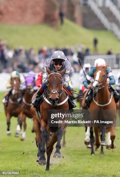 Magic Circle ridden by Fran Berry wins The 188bet Chester Cup Handicap Stakes, during 188BET Chester Cup Day of the 2018 Boodles May Festival at...