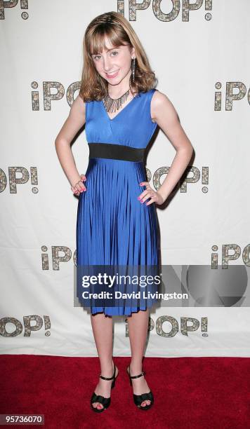 Actress Allisyn Ashley Arm attends the iPOP! Awards Showcase Gala at Hyatt Regency Century Plaza on January 12, 2010 in Century City, California.