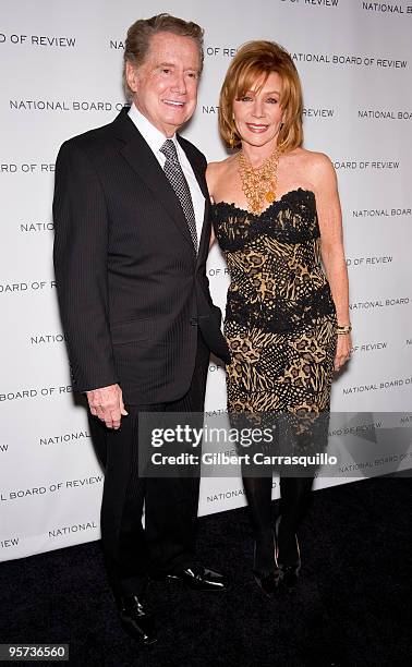 Regis Philbin and Joy Senese attend the 2010 National Board of Review Awards Gala at Cipriani 42nd Street on January 12, 2010 in New York City.