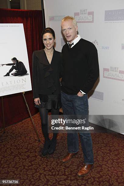 Actor Jennifer Connelly and Paul Bettany attends the "Creation" photo call at the Regency Hotel on January 12, 2010 in New York City.