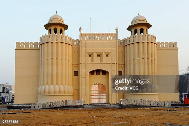 The Pakistan Pavilion is seen at site of the Shanghai 2010 World Expo on January 12, 2010 in Shanghai, China. There are 108 days before the opening,...