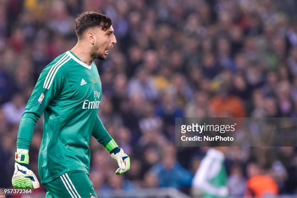 Gianluigi Donnarumma of Milan during the TIM Cup - Coppa Italia final match between Juventus and AC Milan at Stadio Olimpico, Rome, Italy on 9 May...