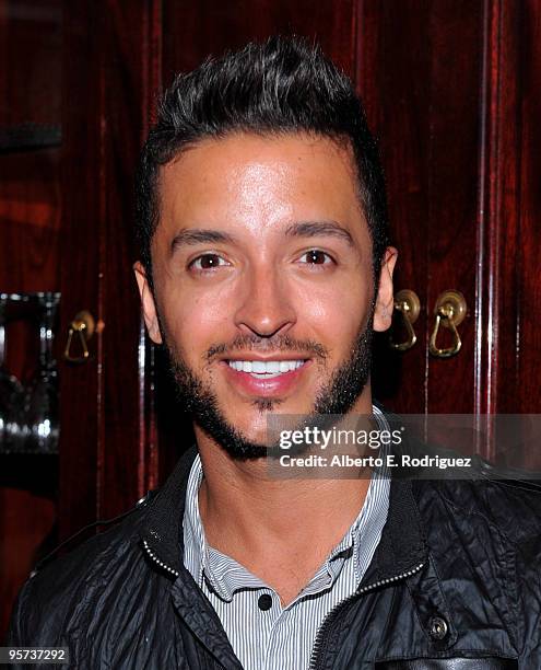 Personality Jai Rodriguez attends the California Entertainer of the Year's "Heel" Hate, One Stiletto at a Time! event on January 12, 2010 in West...