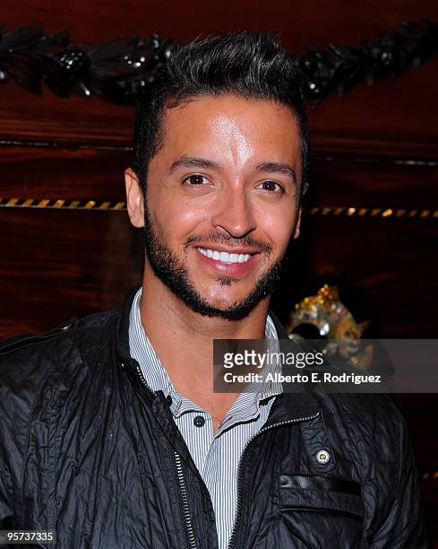 Personality Jai Rodriguez attends the California Entertainer of the Year's "Heel" Hate, One Stiletto at a Time! event on January 12, 2010 in West...