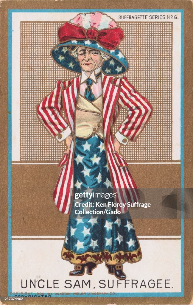 Suffrage Uncle Sam In Drag