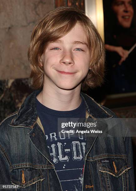 Actor Joey Luthman attends the opening night for the 'Riverdance' Farewell Performances of the Boyne Company at the Pantages Theater on January 12,...