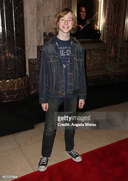 Actor Joey Luthman attends the opening night for the 'Riverdance' Farewell Performances of the Boyne Company at the Pantages Theater on January 12,...