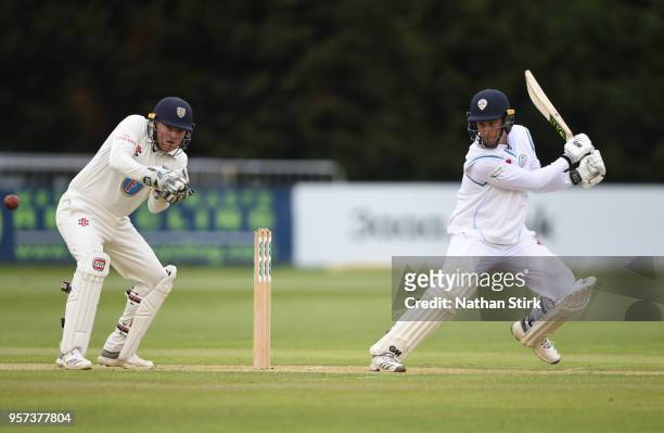 Wayne Madsen of Derbyshire batting during the Specsavers County Championship: Division Two match between Derbyshire and Durham at The 3aaa County...
