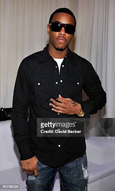 Recording artist Jeremih after his performance at the Pure Nightclub at Caesars Palace early January 13, 2010 in Las Vegas, Nevada.